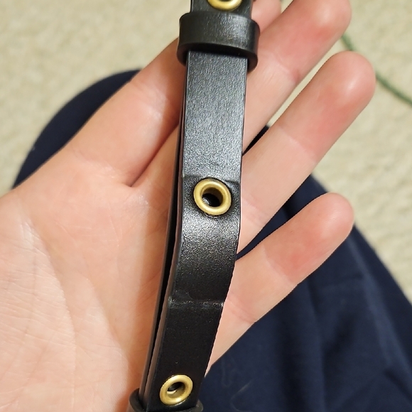 Black Faux Leather Crossbody Bag - Picture 5 of 5